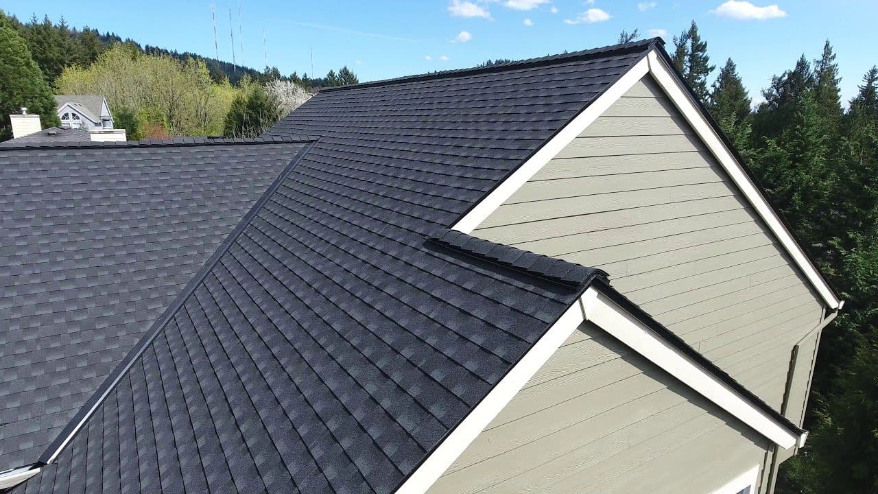 GAF Timberline Charcoal Roof Close-up