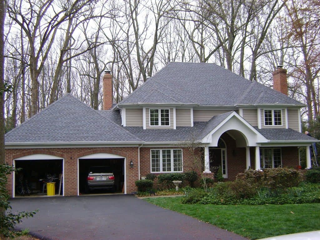 GAF Pewter Grey Timberline HD on Estate Home